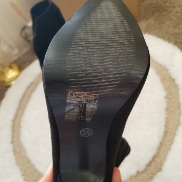 Shein Back Zipper Stiletto Heeled Boots - Picture 9 of 9